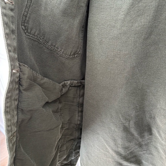 We The Free Sage Green Denim Shacket - Picture 6 of 6